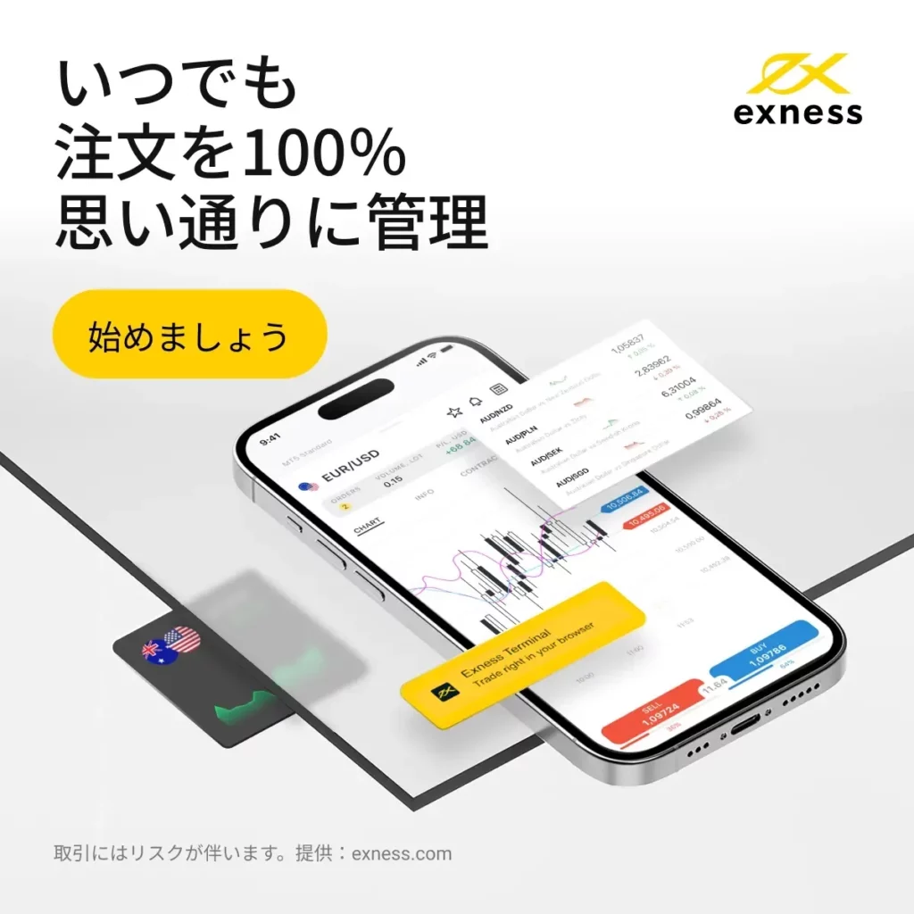 トレーダー向けExness 標準口座設定